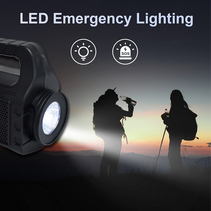 Wireless Rechargeable Portable Speaker With Full Band Radio Bluetooth Connect Solar Panel Torch Light with And Colorful LED light, TWS, TF Card&nbsp;