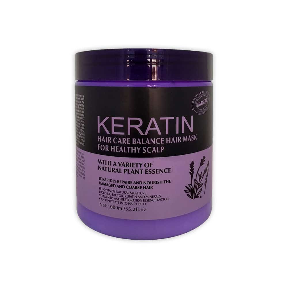 Lavender Hair Care Balance Keratin Hair Mask & Hair Treatment for Healthy Scalp 1000ml