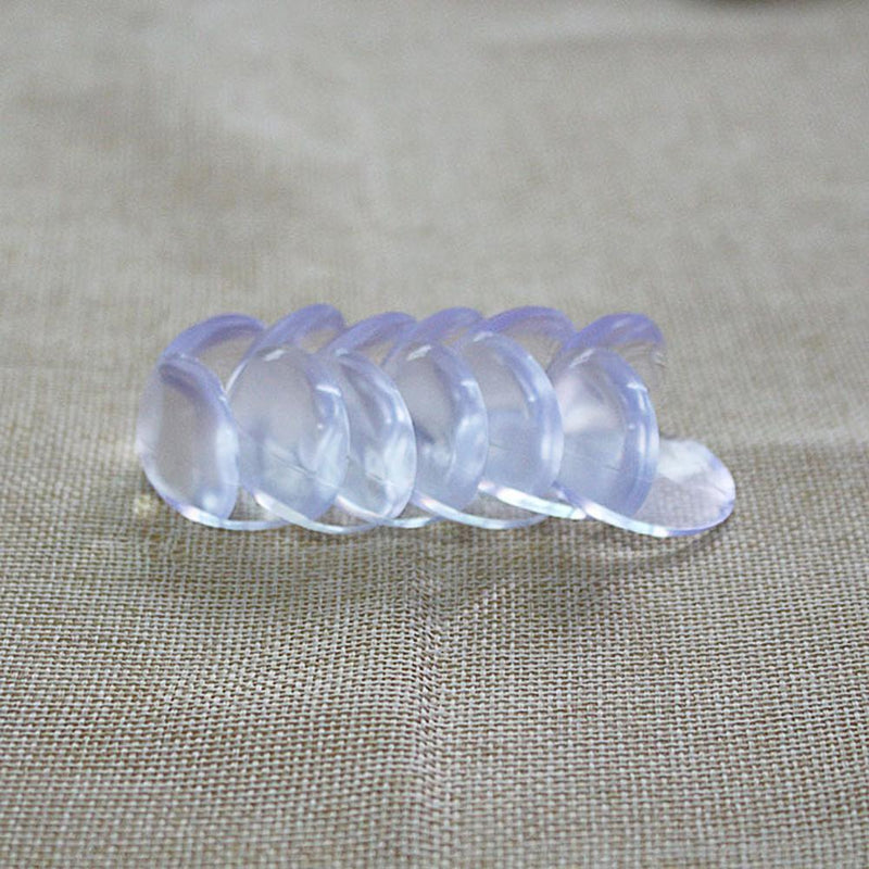 Set Of 4  Silicon Transparent Bubble Table Edge Corner Protector Baby Proofing Table Corner Guards