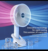 Portable Mini USB Rechargeable Turbo Fan 3 Speed Adjustable