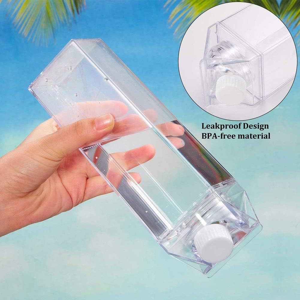 Acrylic Reusable Food Grade Milk Bottle 1Litre