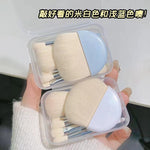 6 Pcs Mini Plastic Box Brush Set