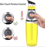 Press and Measure Oil & Vinegar Dispenser 500ml Capacity