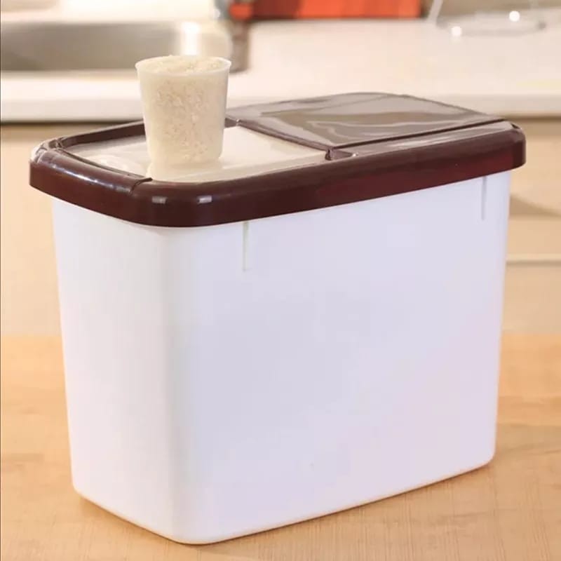Multipurpose Rice Flour Storage Container With Glass 10kg