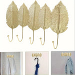 Wall Mounted Leaf Shape Wall Hook Holder