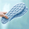 Soft Comfortable Unisex Sports Pain Reliever Shock Absorption Insoles High Elasticity Breathable Foot Cushion Pair