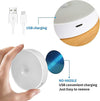 Self Adhesive USB Chargeable Wireless LED Motion Sensor Light With Magnetic Motion Activated