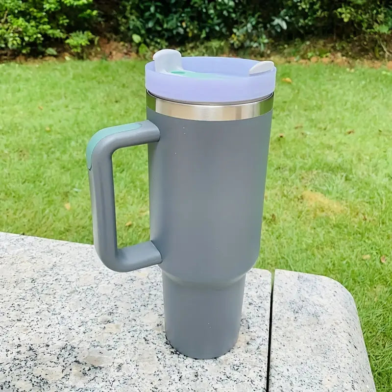 40oz Stainless Steel Vacuum Insulated Tumbler With Lid 1200ml