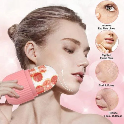 Ice Face Roller Reduce Acne Instant Face Brighten Roll Ball Mold