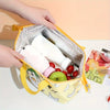 3D Thermal Lunch Bag Cartoon Large Capacity Lunch Bag with Foil Insulation Waterproof