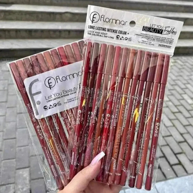 Flormor Endless Beauty Perfect Lip Liner Set (12 Shades)