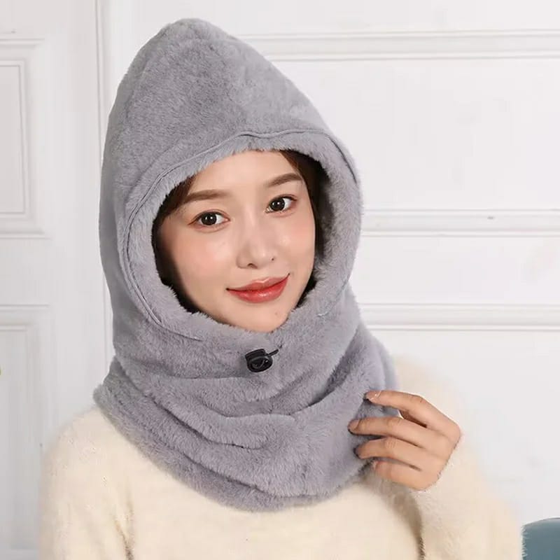 Outdoor Cycling Climbing Hat Cap Warm Sweaters Soft Plush Windproof Ear Protection Hats Scarf Winter Mountain Hats For Women Men Riding Skiing Skating