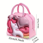 3D Thermal Lunch Bag Cartoon Large Capacity Lunch Bag with Foil Insulation Waterproof