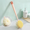 2in1 Double Sided Bath Brush Body Sponge And Scrubber Long Handle