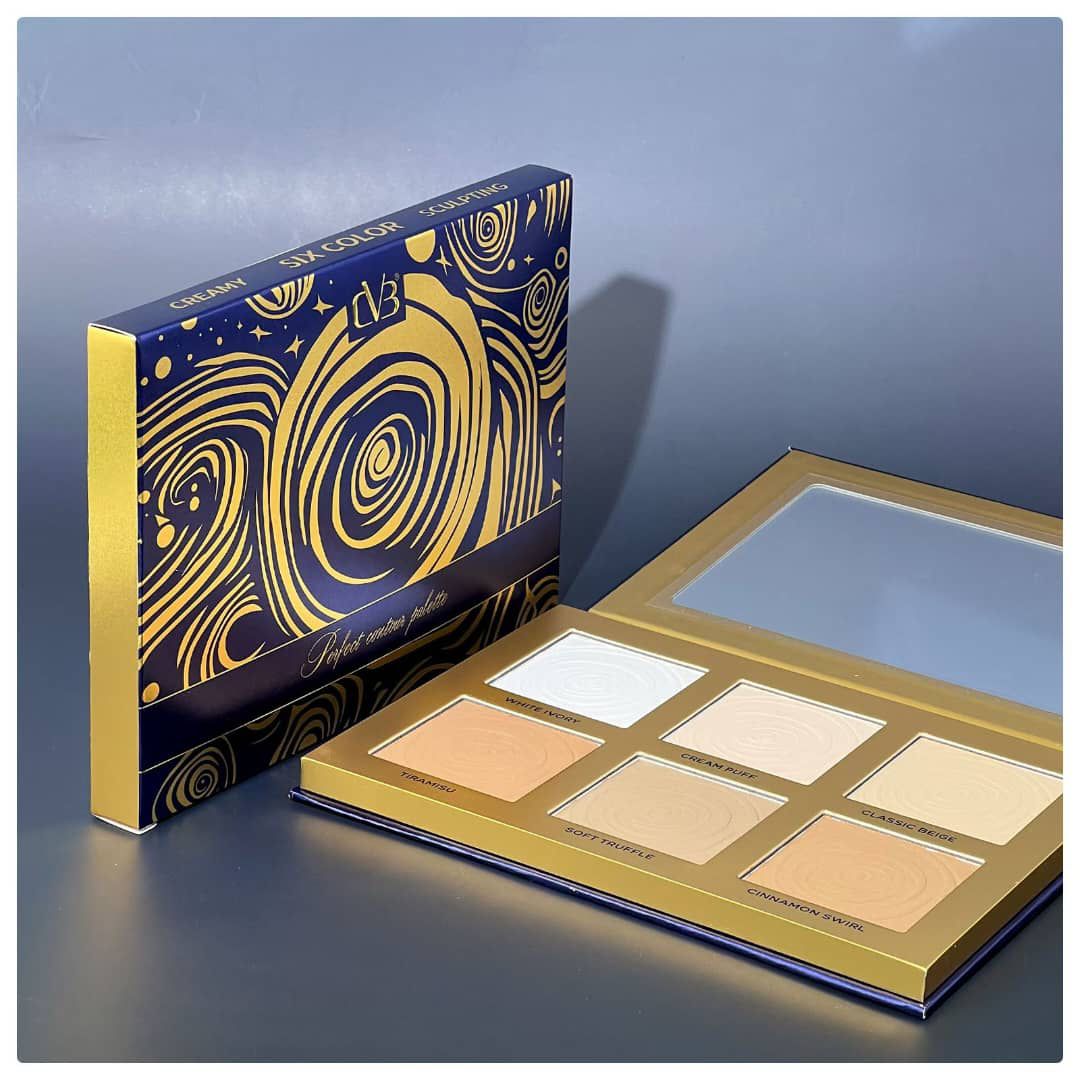 CVB 6 Color Velvet Smooth Formula Perfect Contour Palette