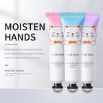 LUOFMISS Cute Kitty Anti Aging Hydrating Moisture Whitening Repair Fresh Lilac Moisturizing And Smoothing Hand Cream