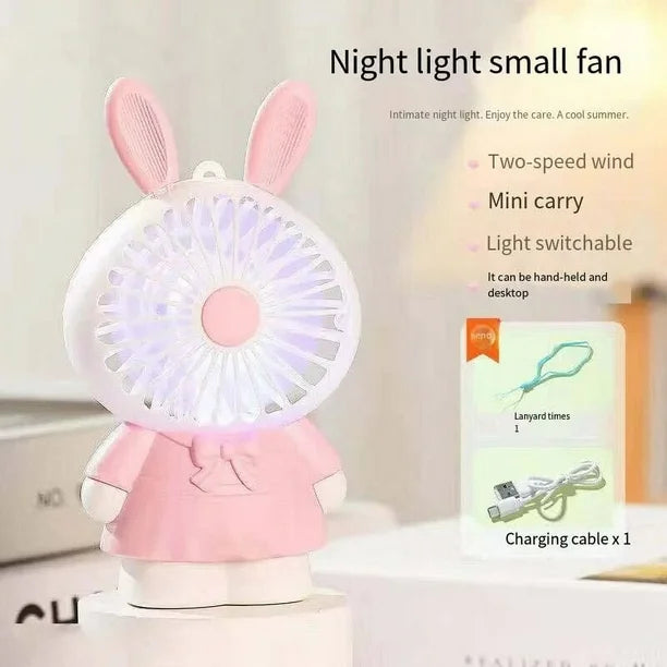 Hello Kitty Cute Mini Portable And Rechargeable Fan