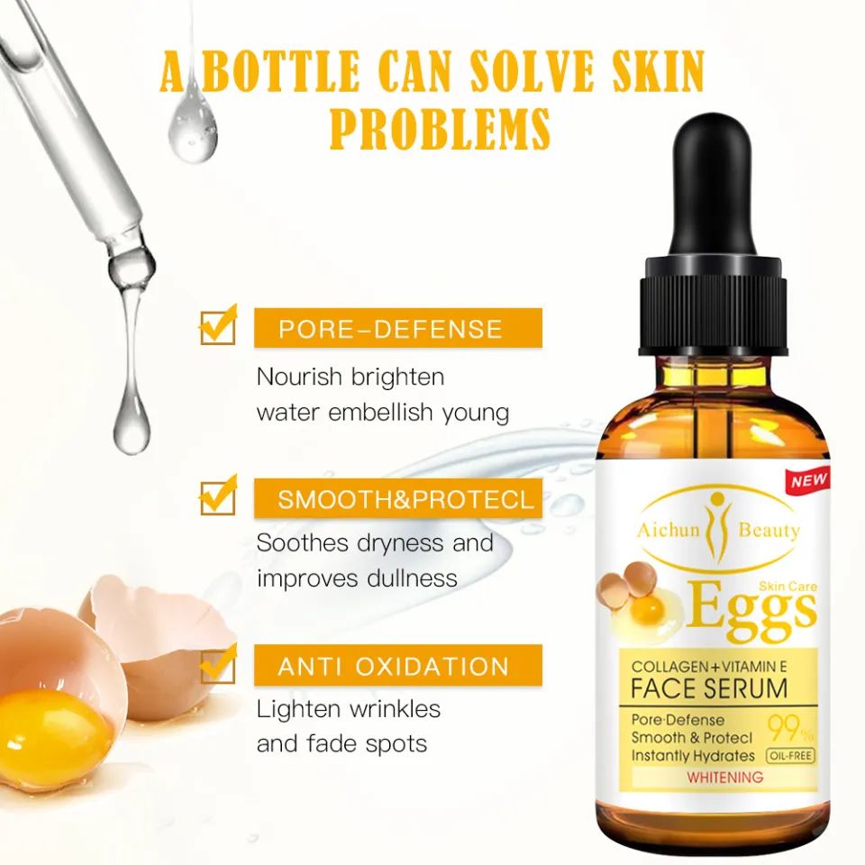 Aichun Beauty Eggs 99% Collagen + Vitamin E Serum 30ml