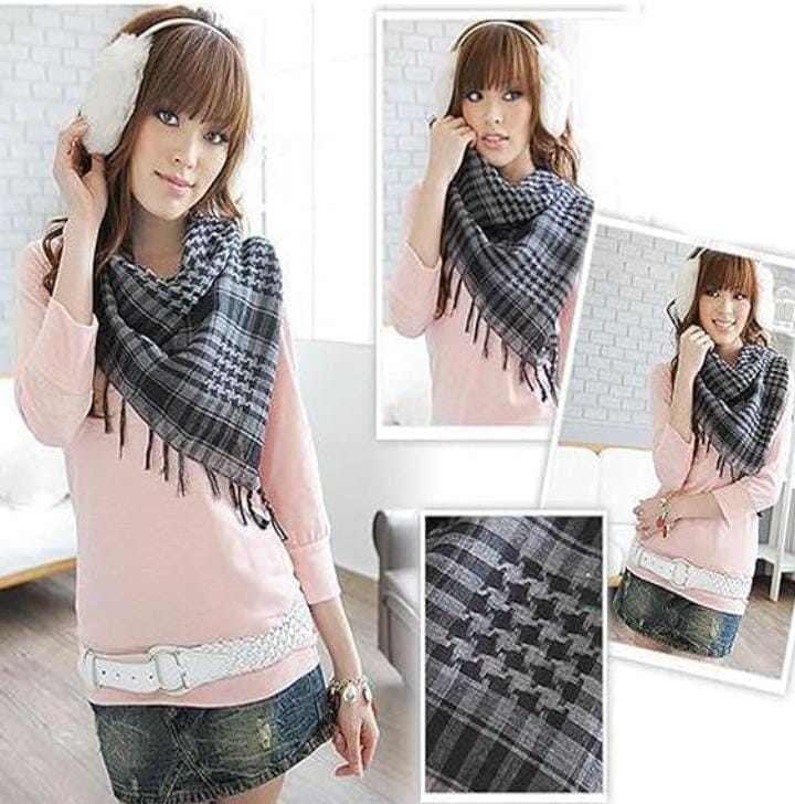 Shawls Scarves Hijab Wrap Cover-Up Woven Reversible Lightweight