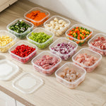 Multipurpose Sealed Frozen Meat Box Compartment Food Preservation Storage Box 3Pcs Set