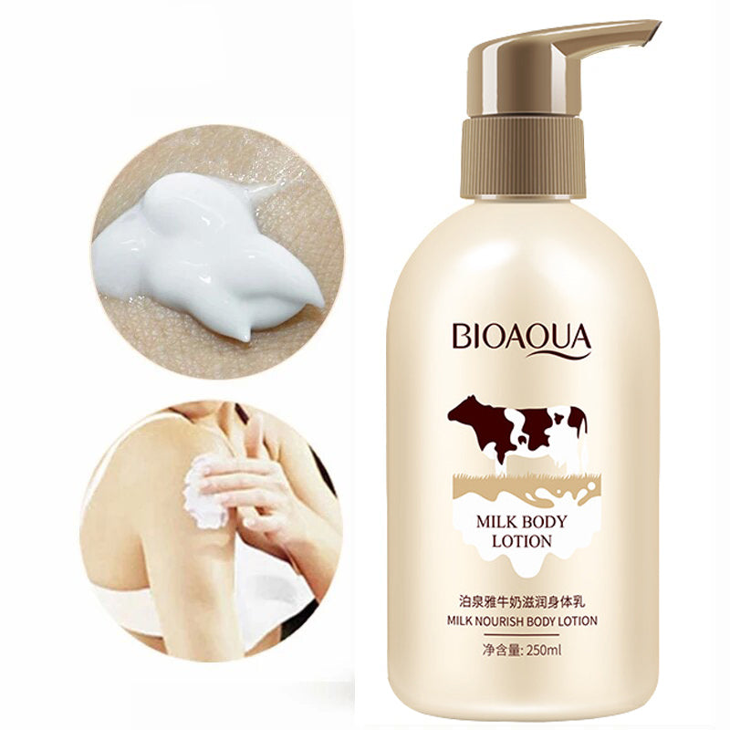 BIOAQUA Cow Milk Silky Moisturizing Body Lotion 250ml