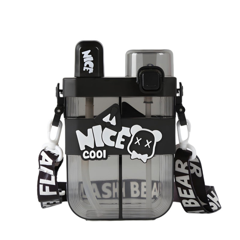 Nice Cool Bear 2in1 Double Sided Couple Water Bottle