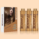 BK Keraplex Botox Keratin Treatment Brazilian Professional Kit Each 350mlx3
