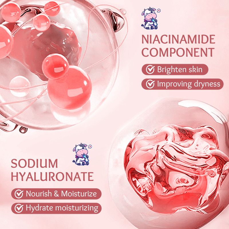 SADOER Milk Peach Natural Organic Milk Moisturizing Facial Cream Whitening Brightening Smooth Beauty Face Cream