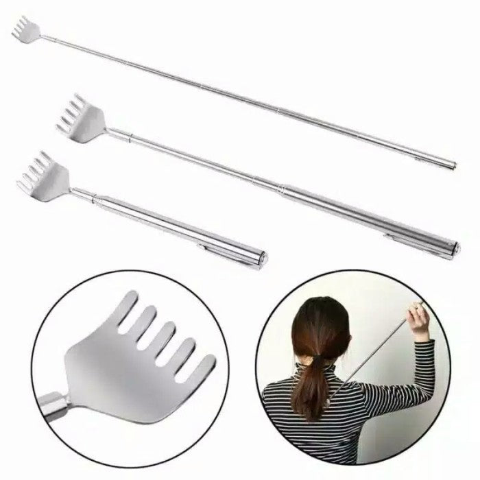 Stainless Steel Extendable Back Scratcher Back Long Fork