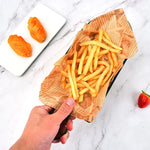 Iron Boat Shape Food Basket With Sauce Dippers For Snack French Fries For Home Restaurant