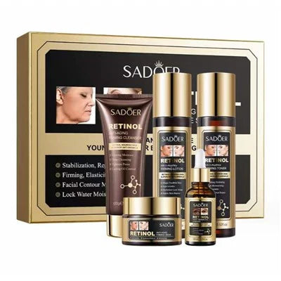 SADOER Retinol Anti Aging Firming Skin Care Kit 5Pcs Set