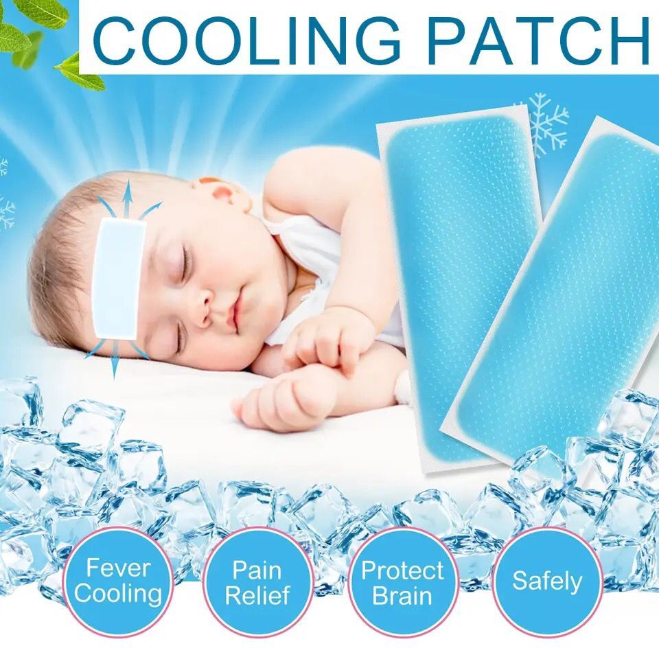 Baby Cooling Patches For Fever Discomfort and Pain Relief