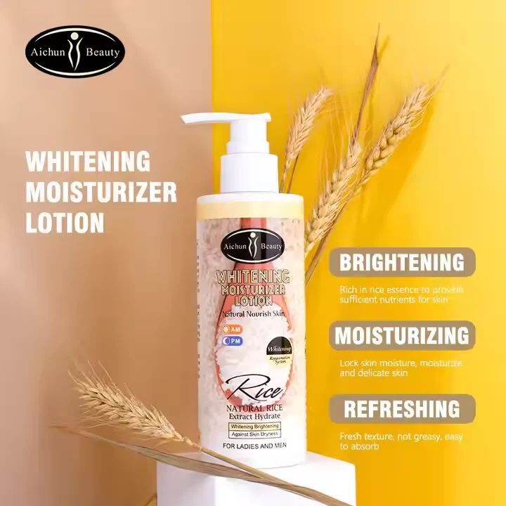 Aichun Beauty Organic Rice Extract Whitening Moisturizer Lotion