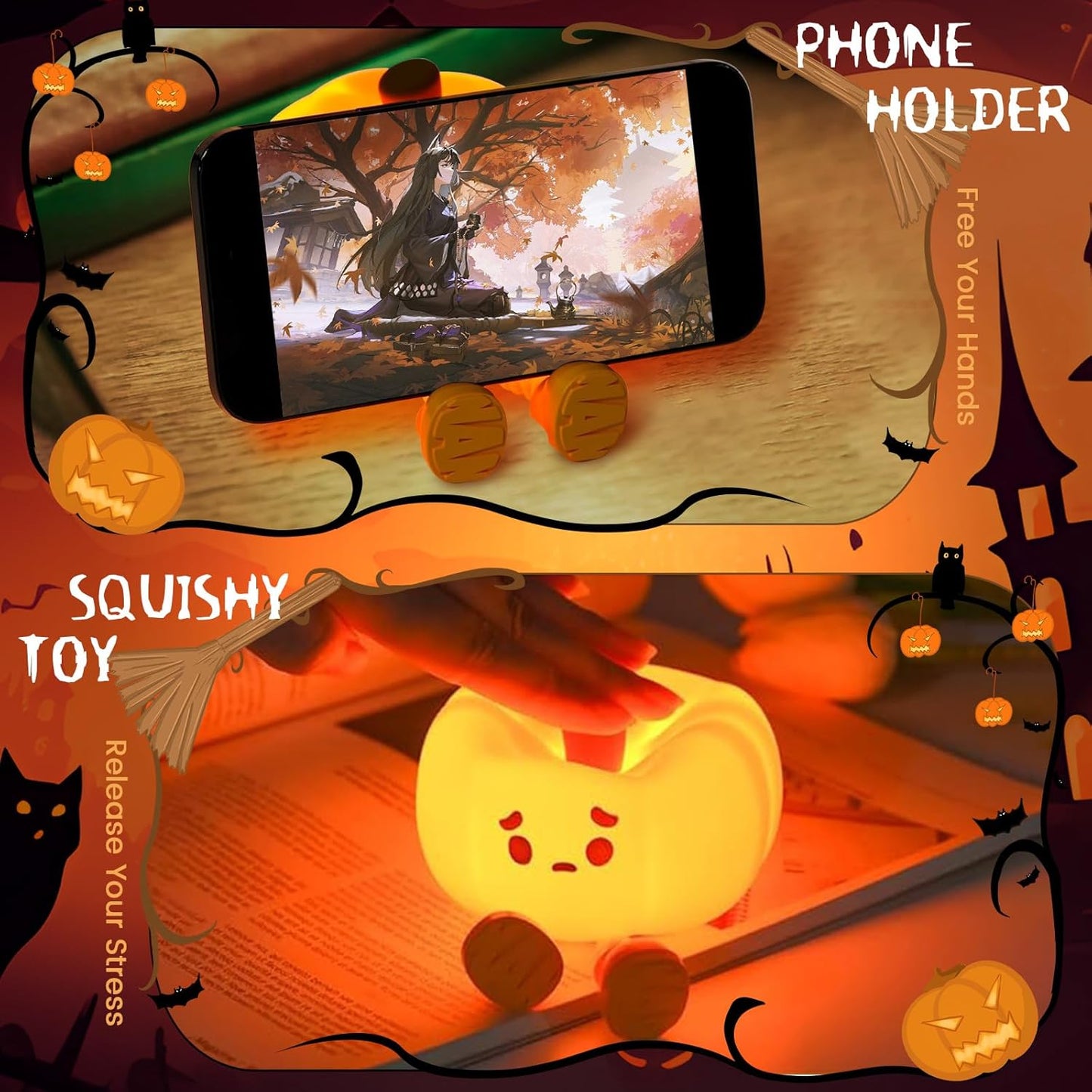 Cute Pumpkin Silicon LED Lamp