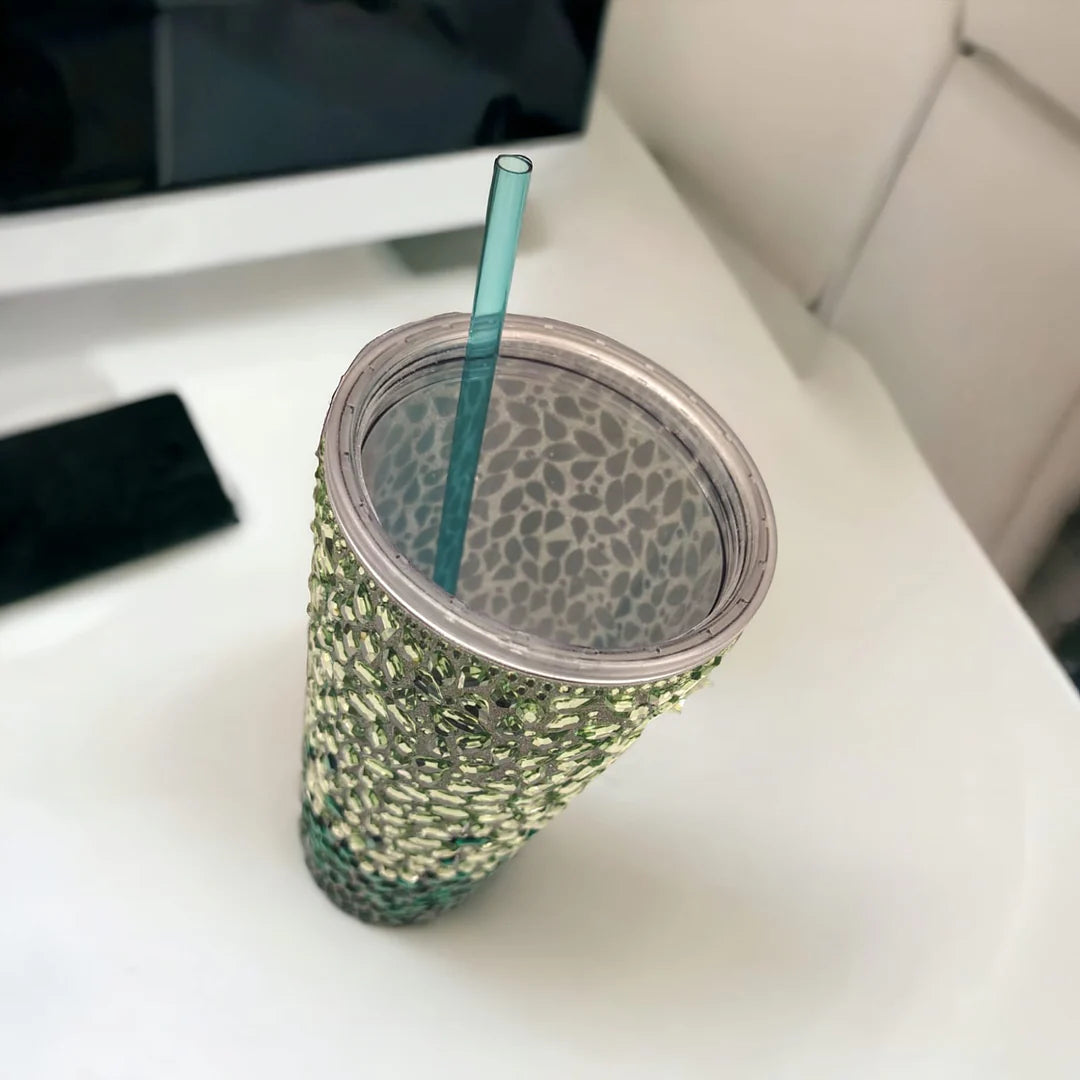Crystal Luxe Sipper Water Sipper Glass