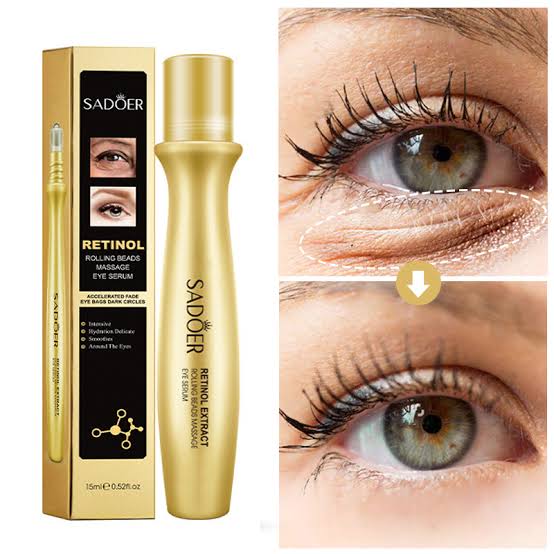 Sadoer Retinol Massage Eye Roller Serum