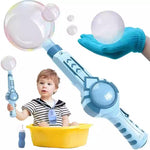 Automatic Bubble Machine Gun With Fog Magic Smoke Bubble Blower Machine Toy For Kids