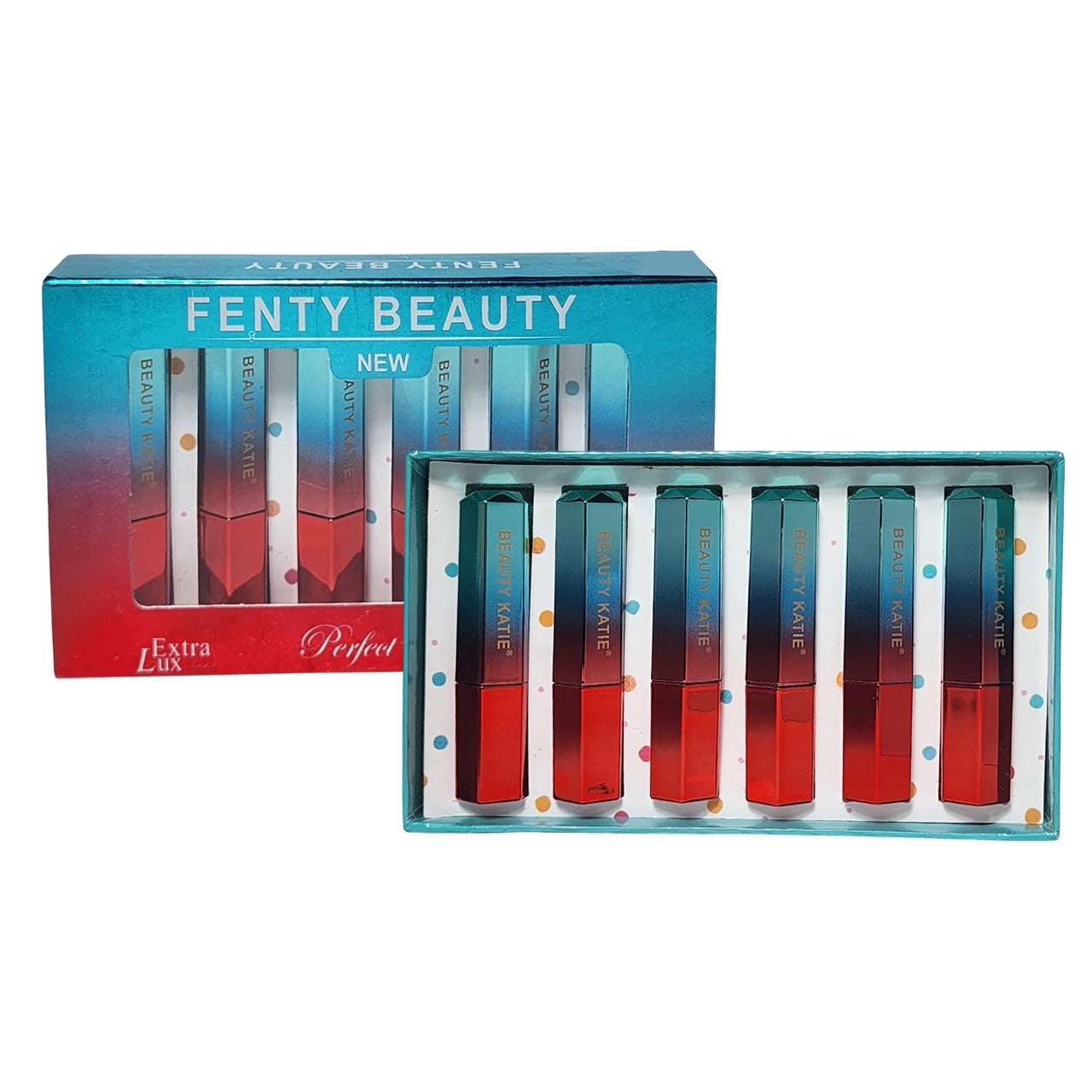 Beauty Katie Fenty Beauty Extra Lux Perfect 6pcs Lipstick Set