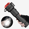 Portable USB Rechargeable LED Flashlight With Hammer Torch Waterproof