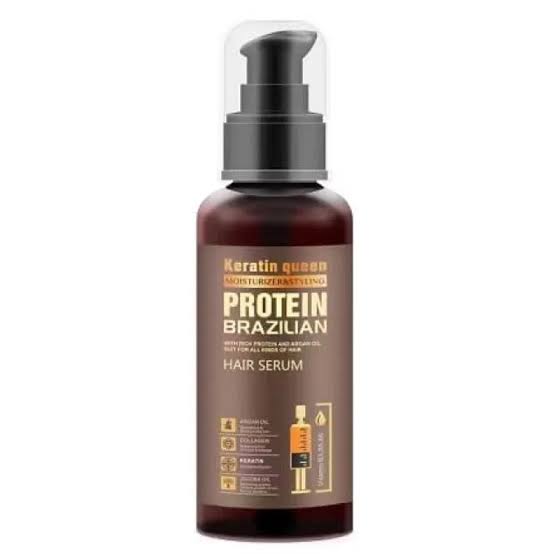 Keratin Queen Moisturizing Protein Brazilian Keratin Hair Serum