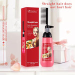 MOKERU Straight Hair Argon Oil And Keratin Cream Comb