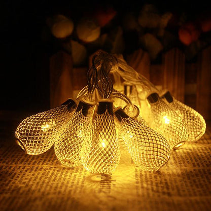 Bulb Style LED String Warm Fairy Light USB & AA Battery Operated