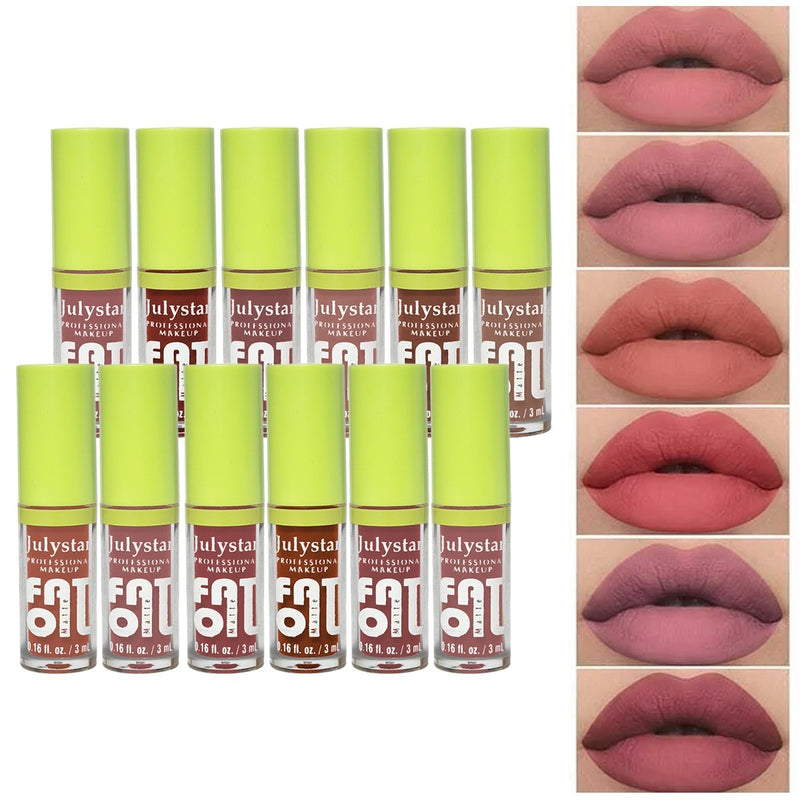 JulyStar Professional Makeup Matte Lip Gloss 12Pcs Set