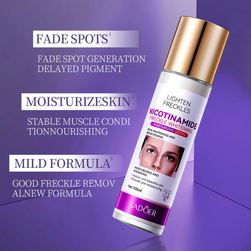 SADOER Nicotinamide Whitening Anti Freckle Moisturizing Face Lotion 100ml