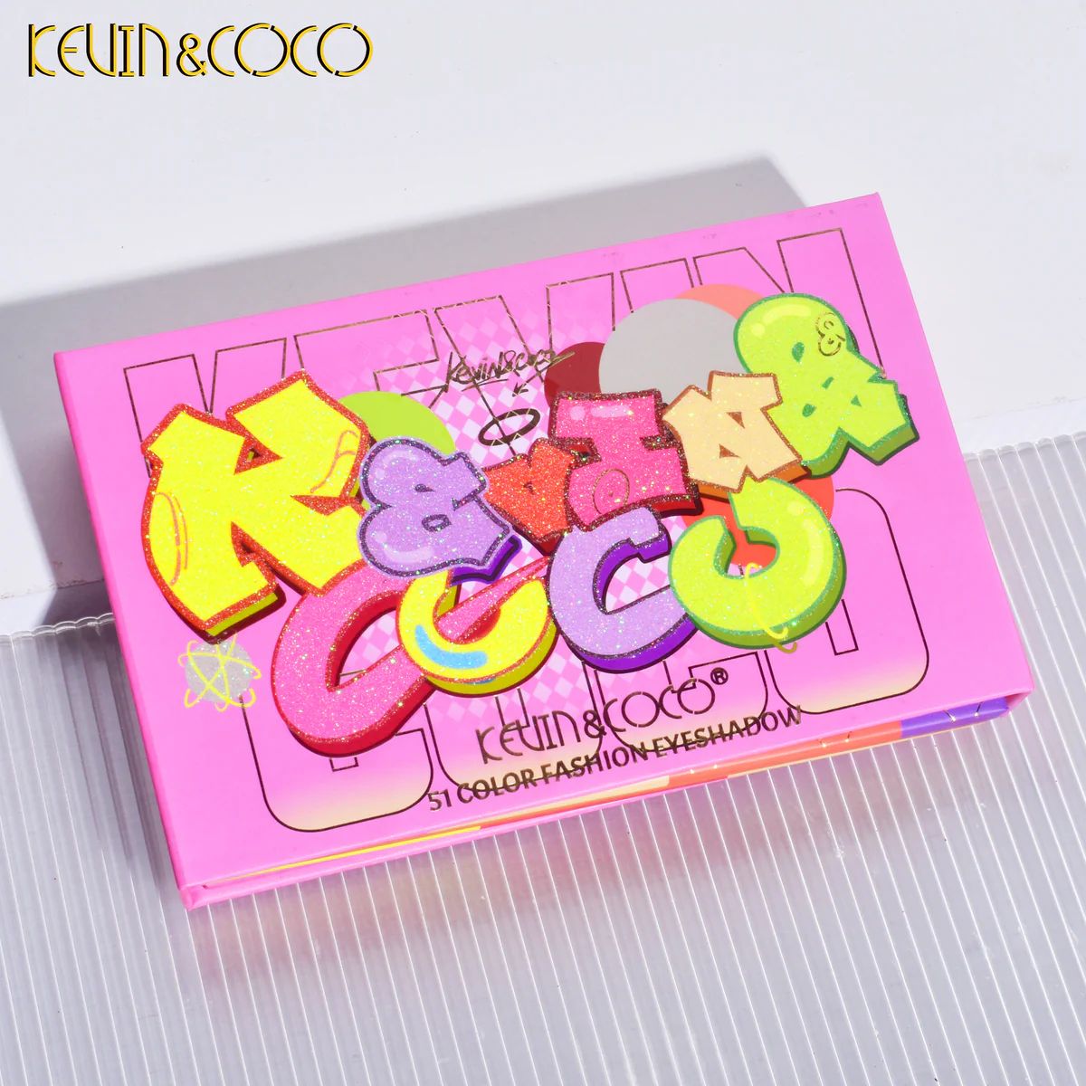 Kevin & Coco 51-Color Eyeshadow & Highlighter Palette