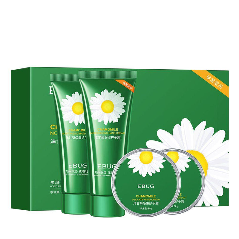 EBUG Chamomile Hand Cream Skin Care Kit 4Pcs Set