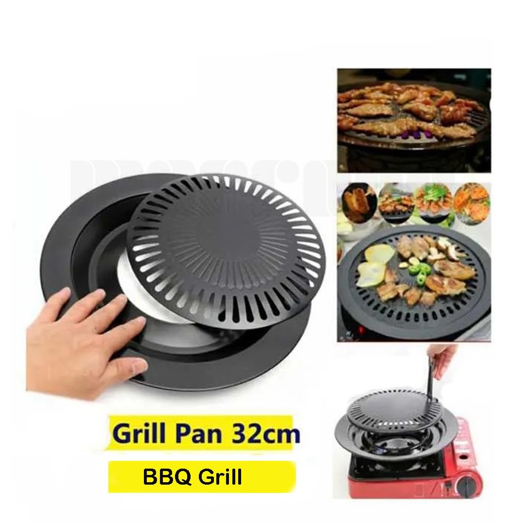 Non Stick Smokeless Top Grill Pan