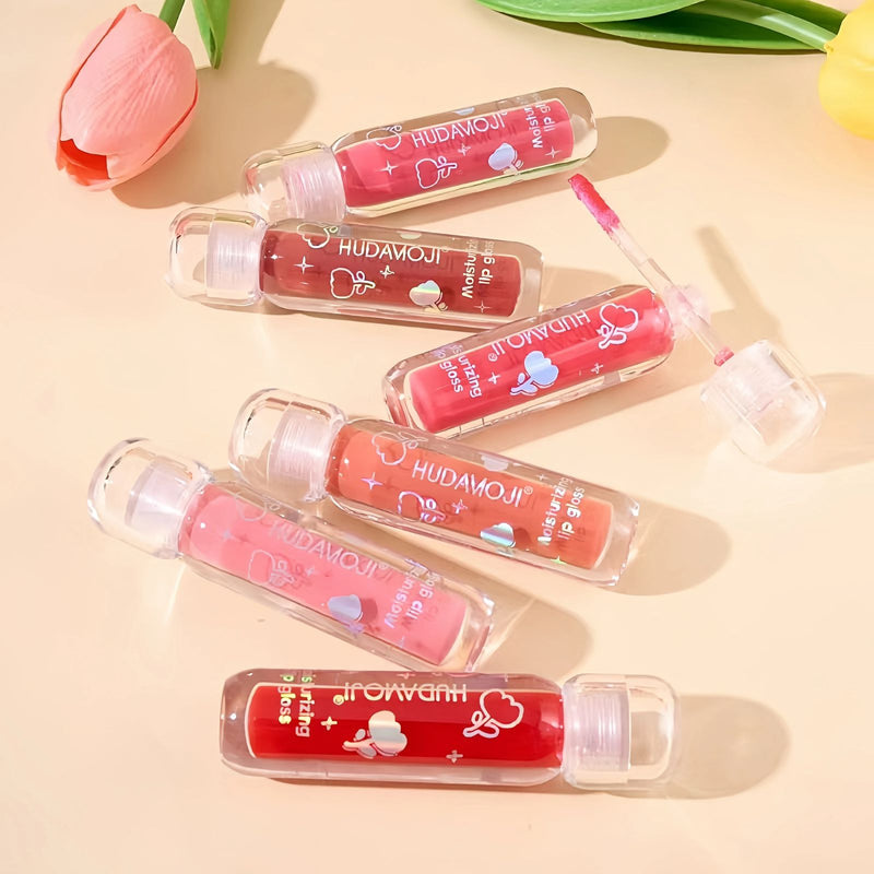 Hudamoji Glow  Lip Gloss Set (6pcs)