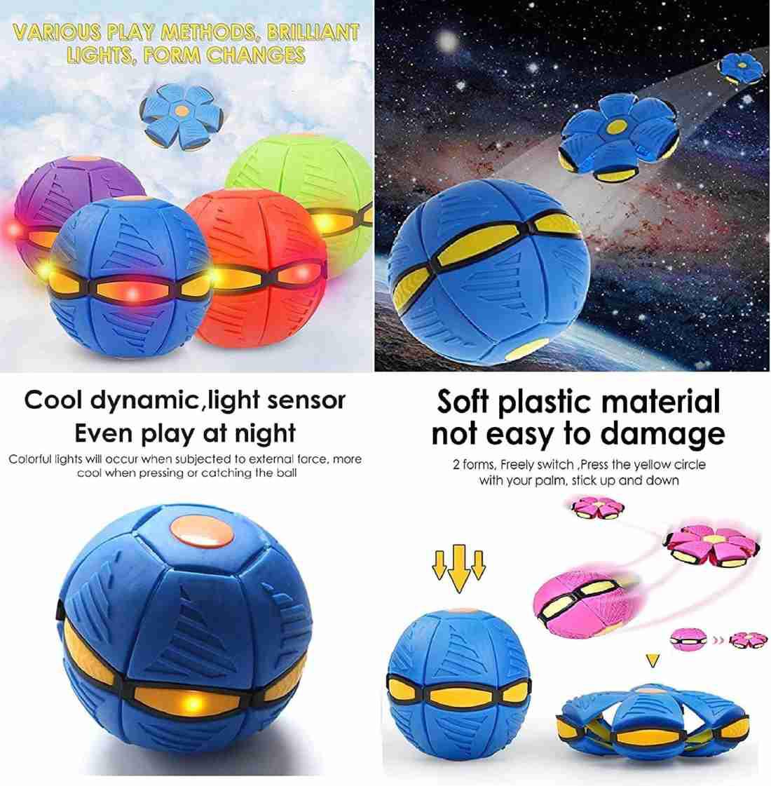 Mini Flying Throw Disc Ball Toy