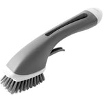 Press And Wash Soap Dispenser Brush With Long Handle Cleaning Brush